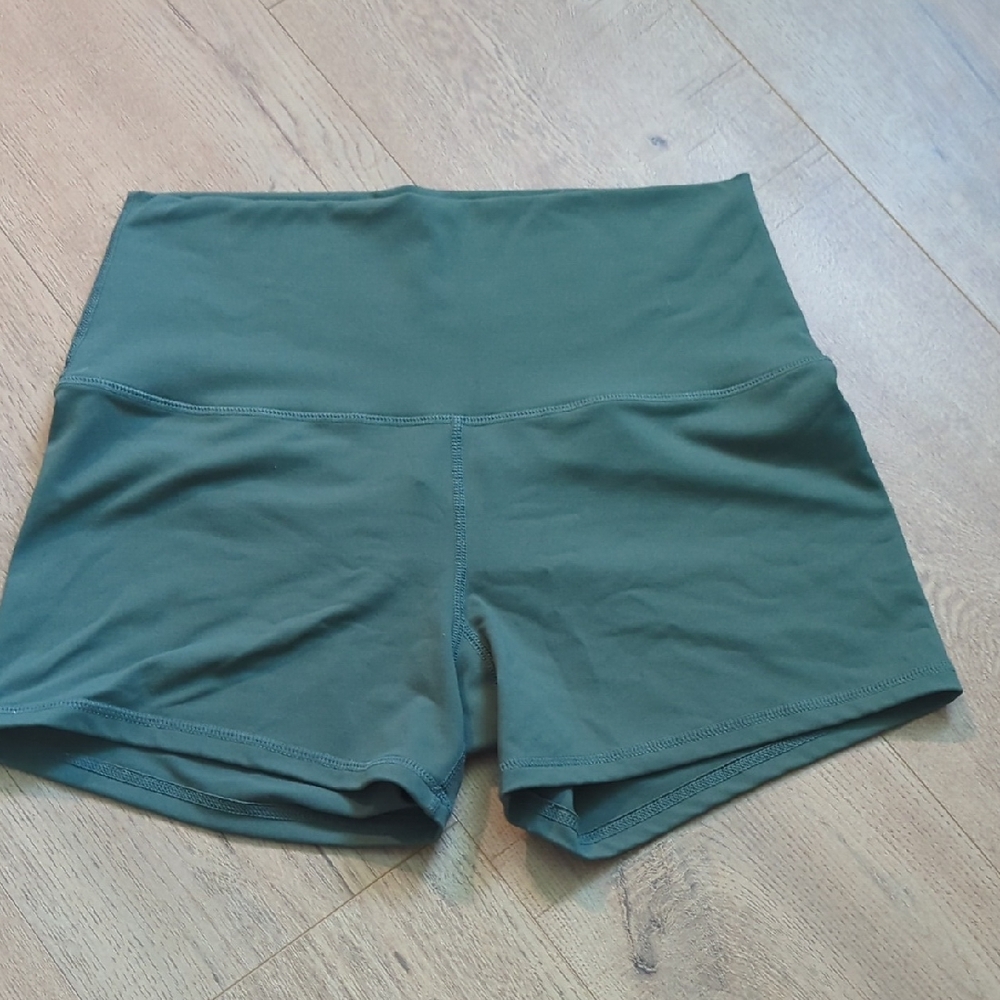Born Primitive High-Waisted Olive Shorts